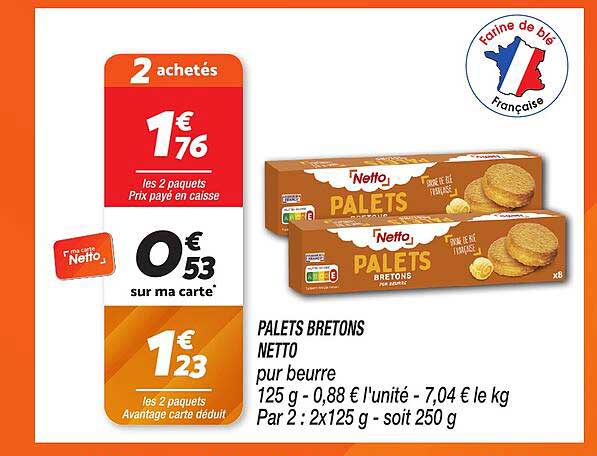 PALETS BRETONS NETTO