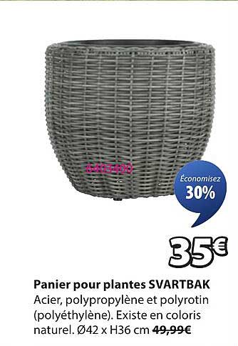 Panier pour plantes SVARTBAK