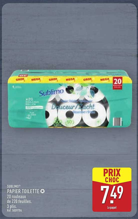 PAPIER TOILETTE
