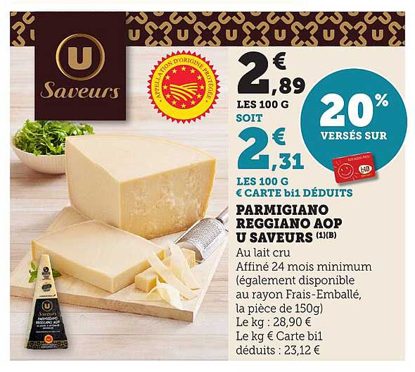 Parmigiano Reggiano AOP U Saveurs (1/B)