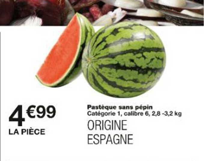 Pastèque sans pépin