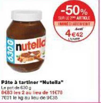 Pâte à tartiner "Nutella"