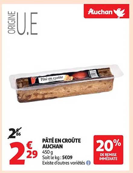 PÂTÉ EN CROÛTE AUCHAN