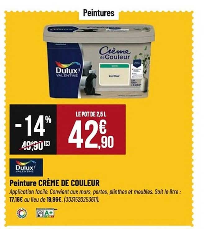 Peinture CRÈME DE COULEUR