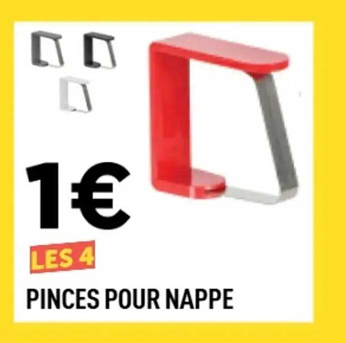 PINCES POUR NAPPE