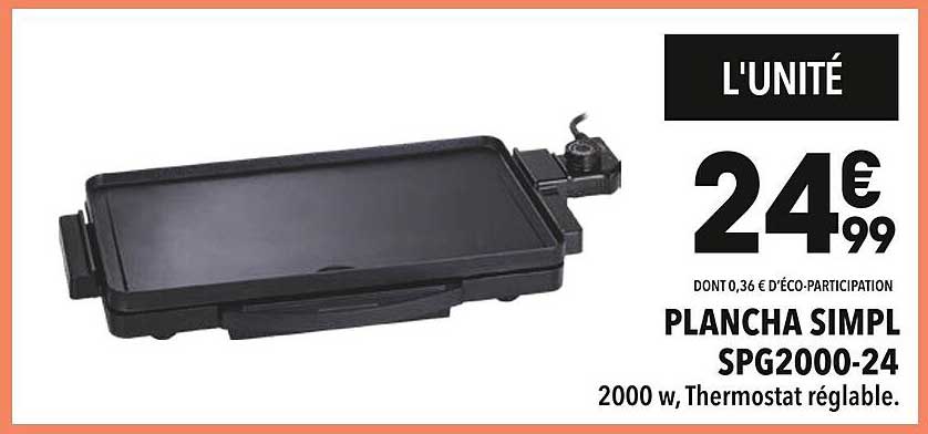 PLANCHA SIMPL SPG2000-24