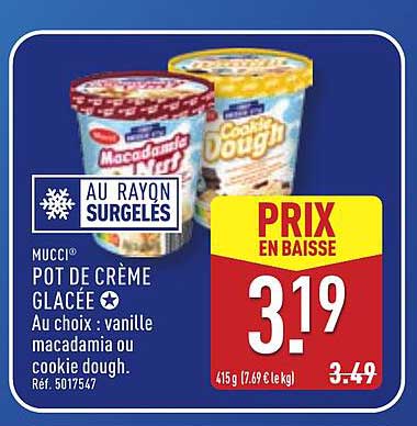 POT DE CRÈME GLACÉE