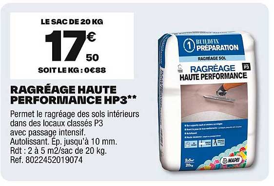 Ragrégage haute performance HP3