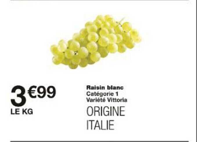 Raisin blanc