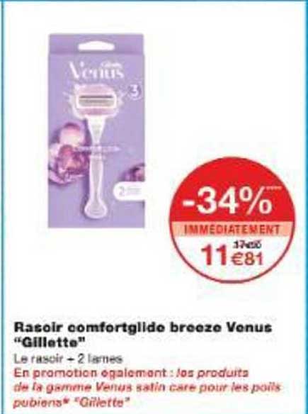 Rasoir comfortglide breeze Venus "Gillette"