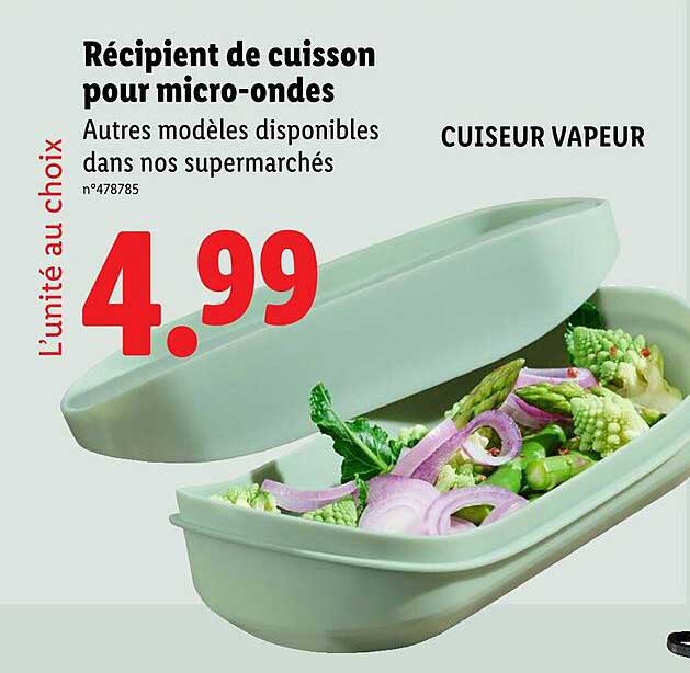 Récipient de cuisson pour micro-ondes