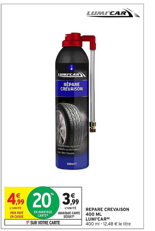 RÉPARE CREVAISON 400 ML LUMI'CAR