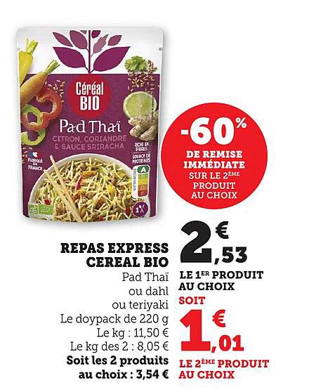 REPAS EXPRESS CEREAL BIO