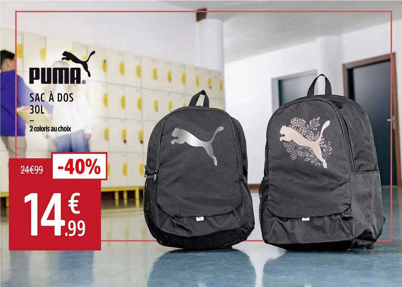 SAC À DOS 30L - 2 coloris au choix