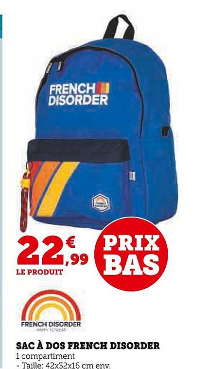 SAC À DOS FRENCH DISORDER