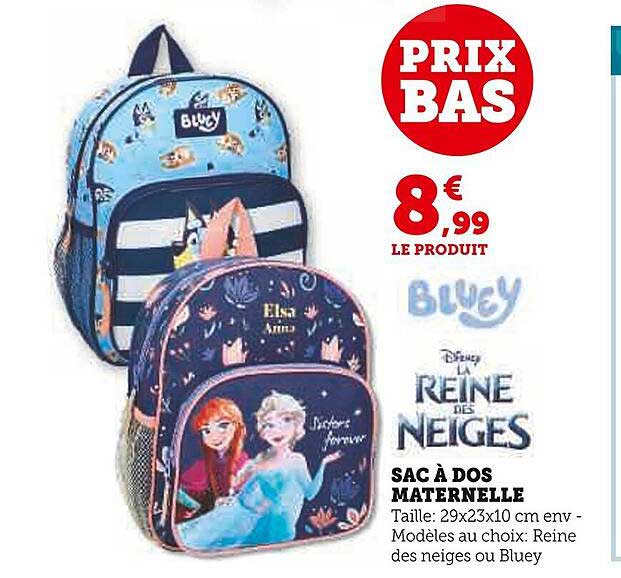 Sac à dos maternelle