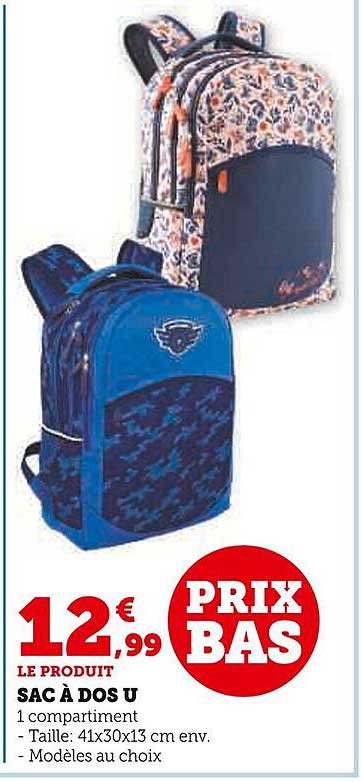 SAC À DOS U