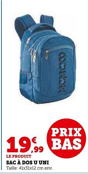 SAC À DOS U UNI