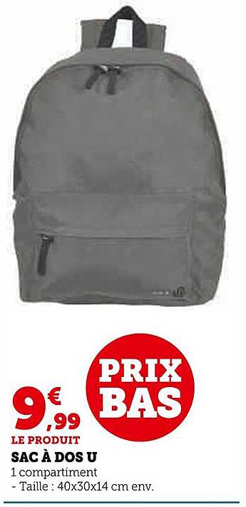 SAC À DOS U