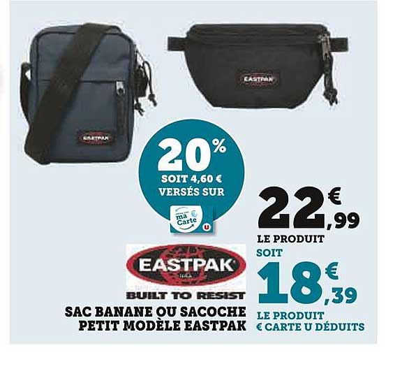 SAC BANANE OU SACOCHE PETIT MODÈLE EASTPAK