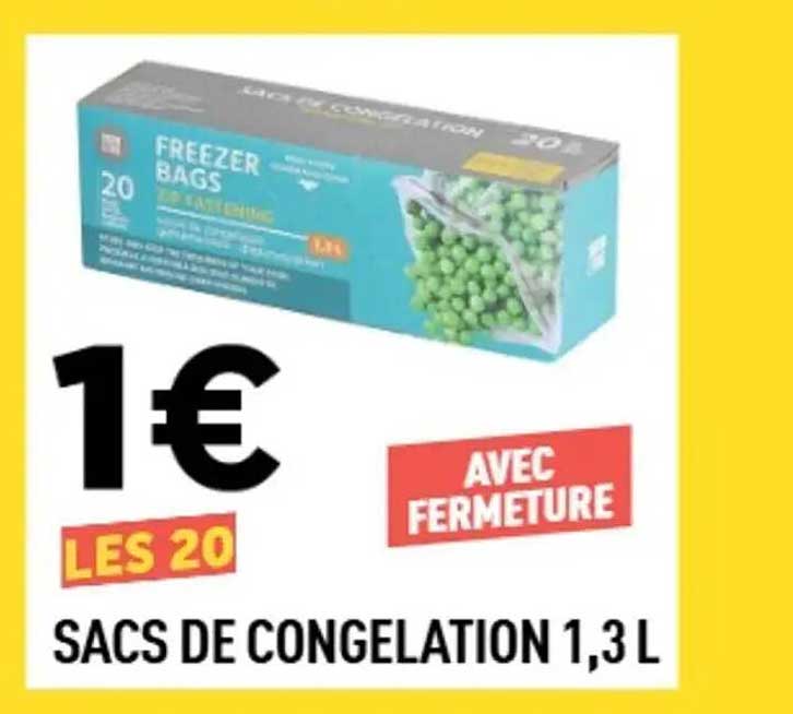 SACS DE CONGELATION 1,3 L