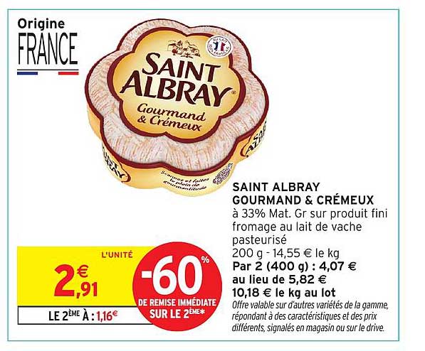 SAINT ALBRAY GOURMAND & CRÉMEUX