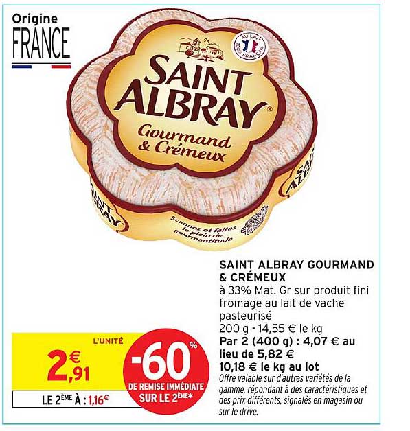 SAINT ALBRAY GOURMAND & CRÉMEUX