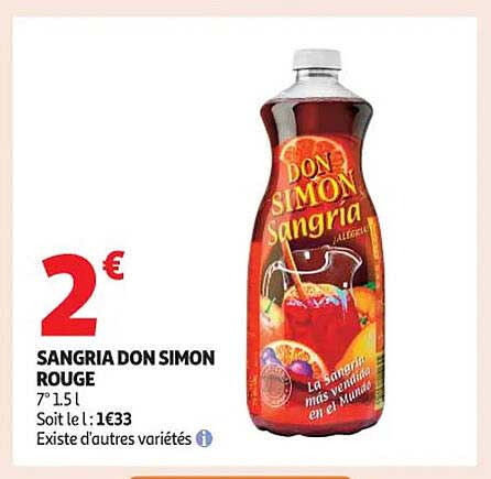 SANGRIA DON SIMON ROUGE