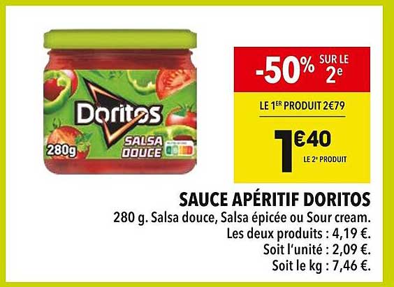 SAUCE APÉRITIF DORITOS