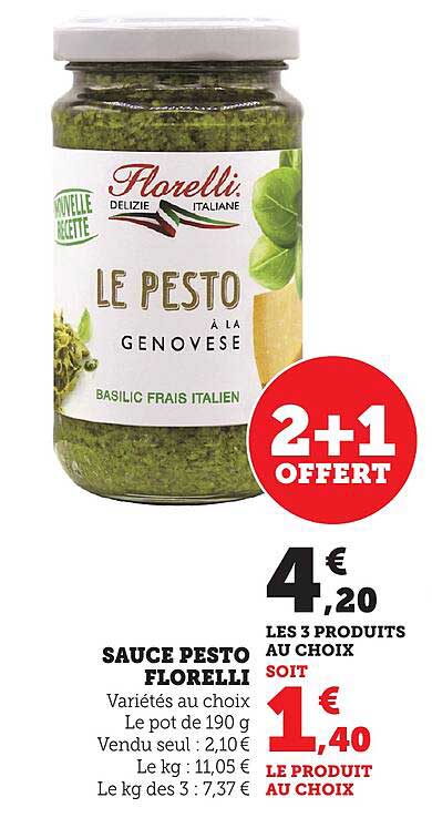 SAUCE PESTO FLORELLI