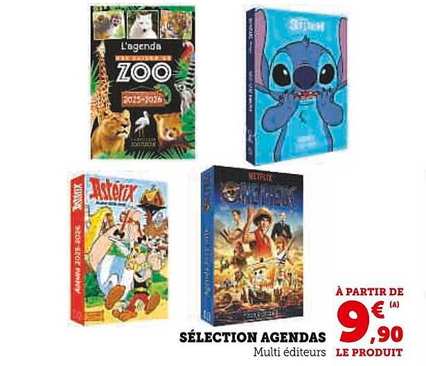 SÉLECTION AGENDA MULTI ÉDITEURS
