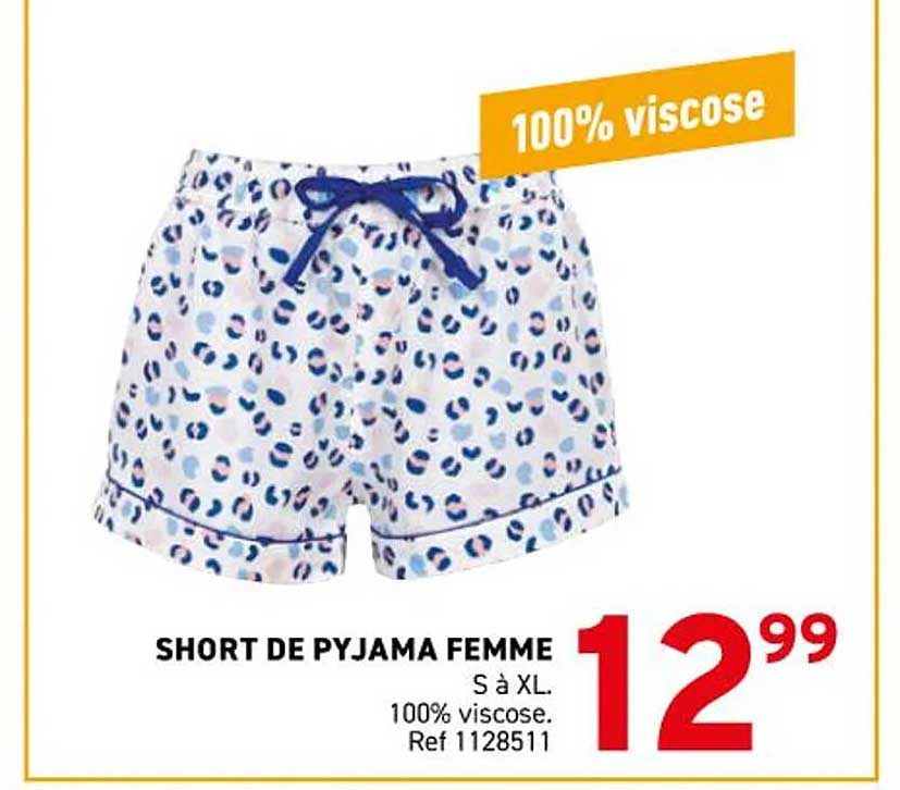 SHORT DE PYJAMA FEMME