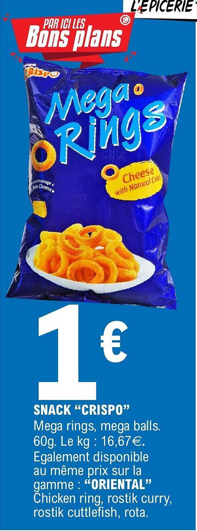 Snack "Crispo" Mega Rings