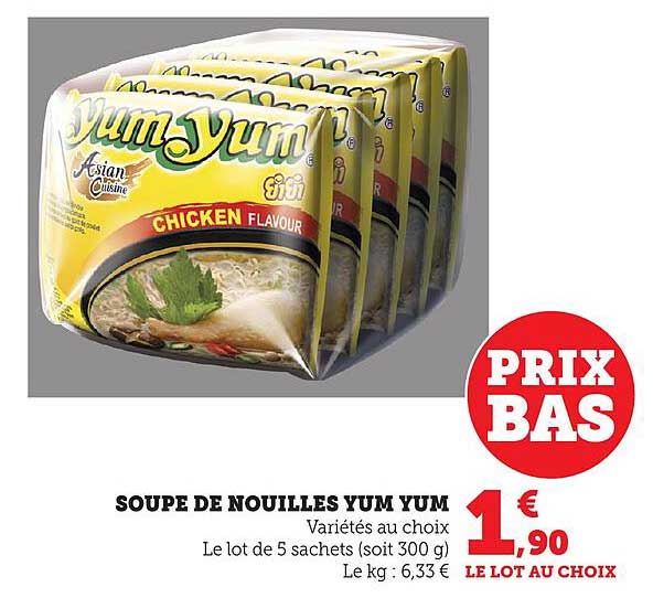 SOUP DE NOUILLES YUM YUM