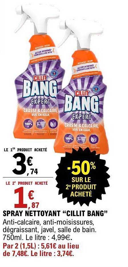 SPRAY NETTOYANT “CILLIT BANG”