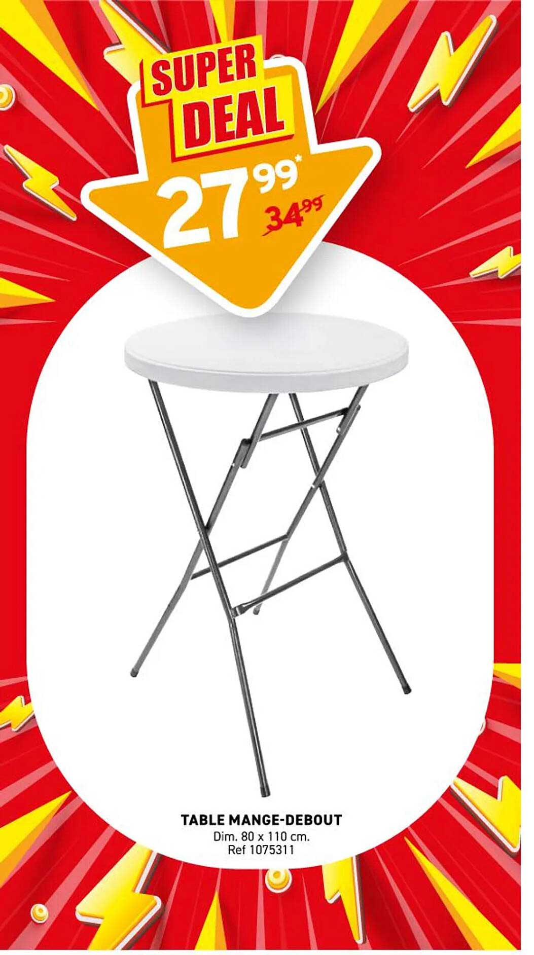 TABLE MANGE-DEBOUT