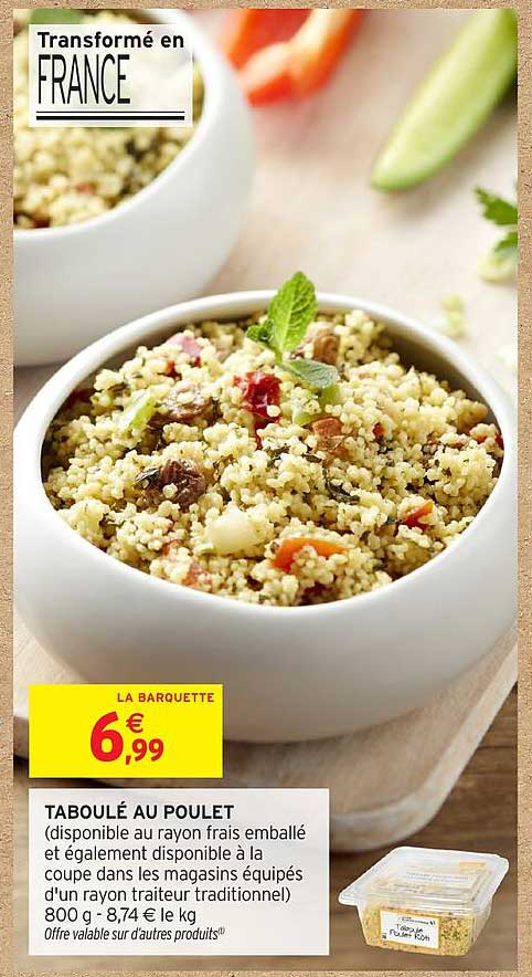 TABOULÉ AU POULET