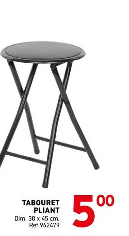 TABOURET PLIANT