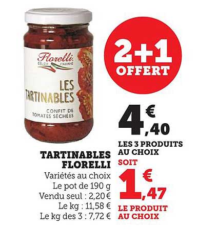 TARTINABLES FLORELLI