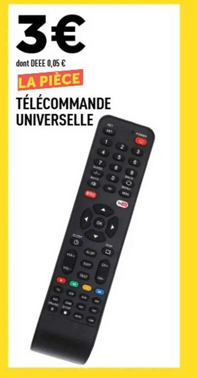TÉLÉCOMMANDE UNIVERSELLE