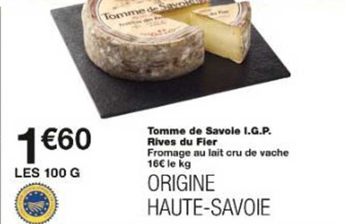 Tomme de Savoie I.G.P. Rives du Fier