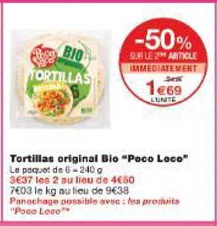 Tortillas original Bio "Poco Loco"