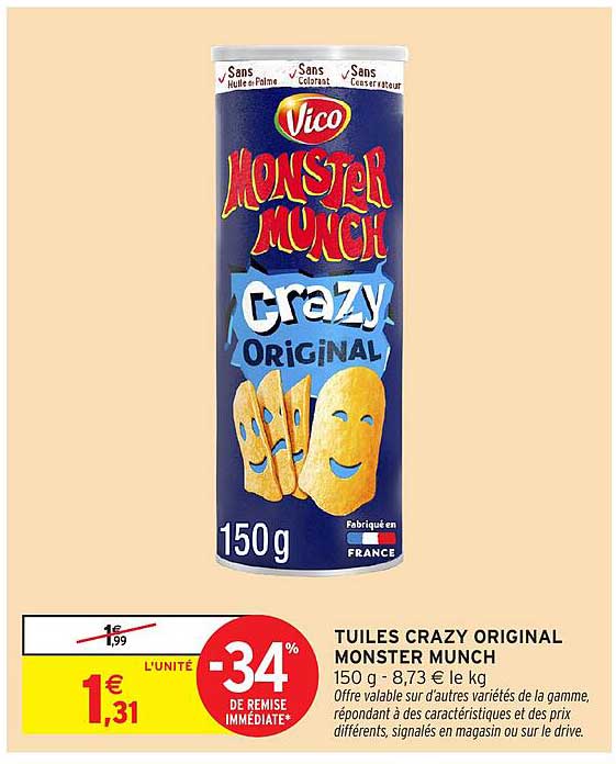 TUILLES CRAZY ORIGINAL MONSTER MUNCH