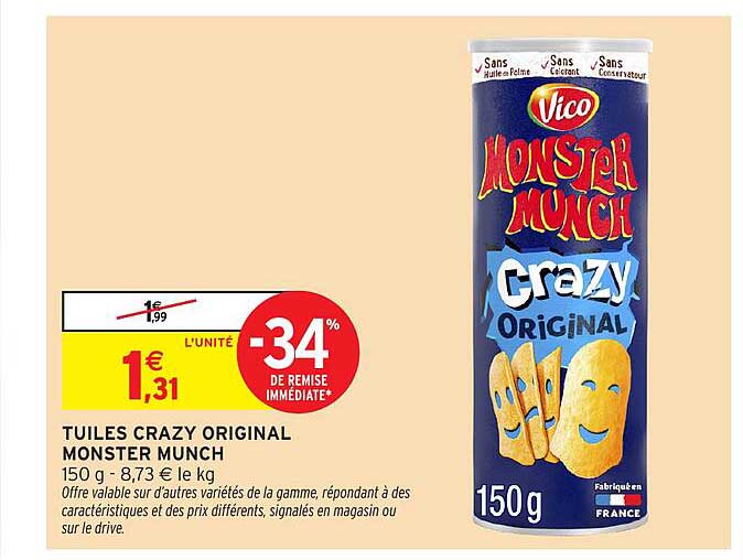 TUILLES CRAZY ORIGINAL MONSTER MUNCH