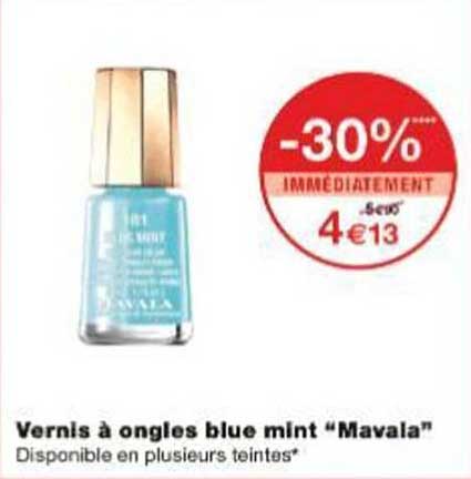 Vernis à ongles blue mint “Mavala”