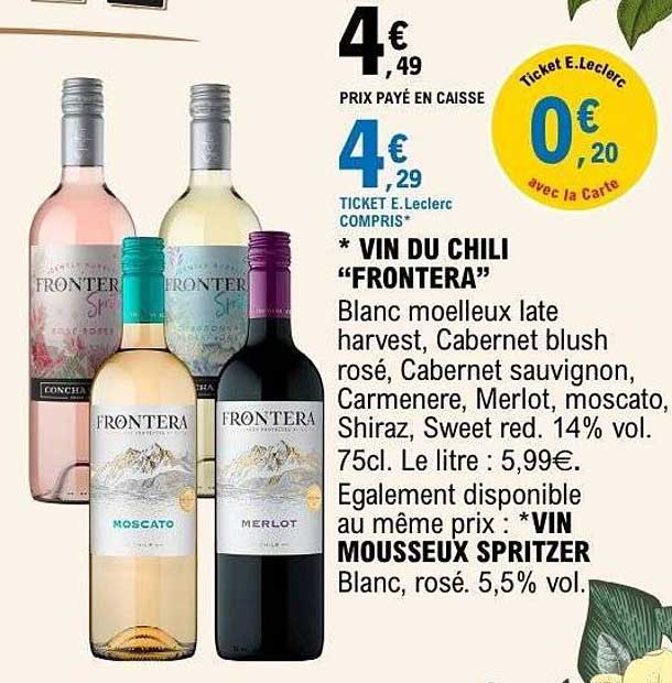 * VIN DU CHILI “FRONTERA”