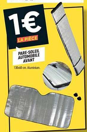 1€ LA PIÈCE PARE-SOLEIL AUTOMOBILE AVANT
