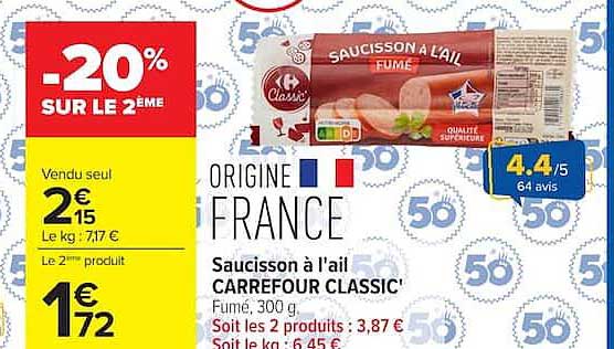 -20% SUR LE 2ÈME