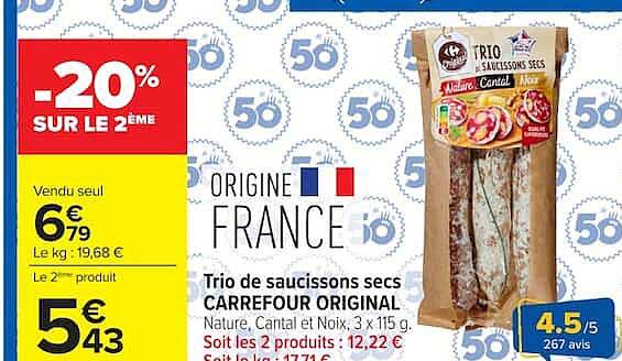 -20% SUR LE 2ÈME