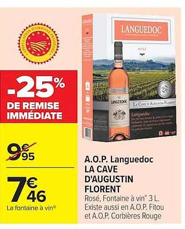 -25% DE REMISE IMMÉDIATE